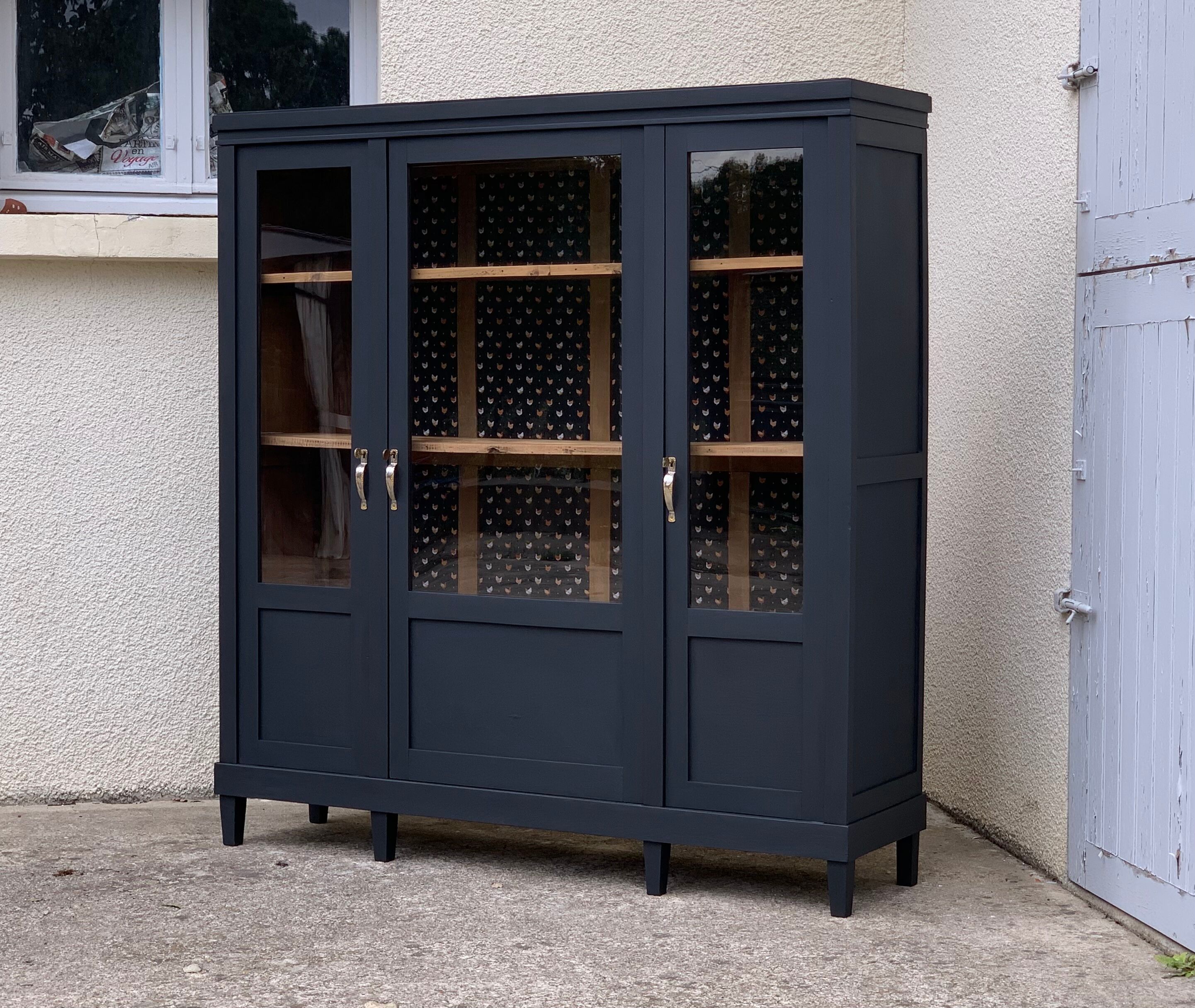 Removable glass cabinet art deco 1930