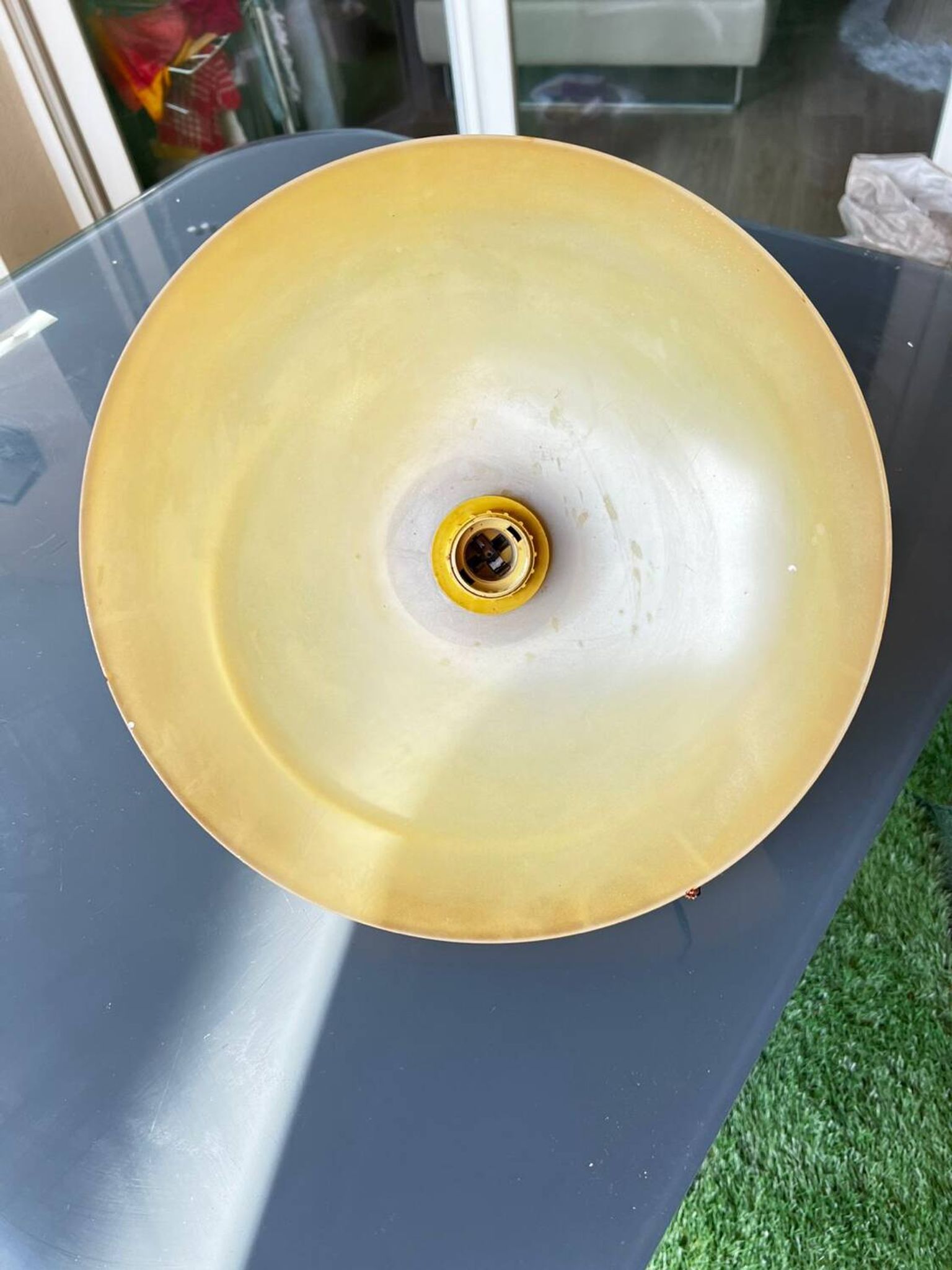 Lustre /plafonnier vintage en or -très bon état