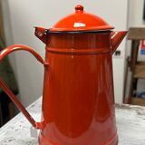 Japy red enamel coffee pot