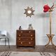 Commode semainier chiffonnier vintage chêne 1950 style Art deco