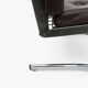 2 cantilever chairs with tubular chrome structure by Pierson of Fra