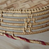 Wicker basket and thread
