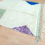 Handmade Moroccan rug in wool 3 x 2 m