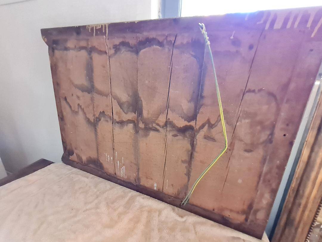 Antique gilded mirror