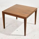 Table basse modèle 130 en palissandre par Severin Hansen pour Haslev Møbelfabrik