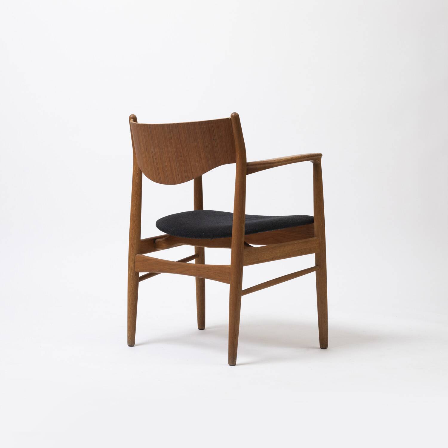 Danish armchair in oak and teak, 1960s