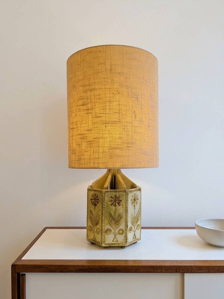Stoneware lamp