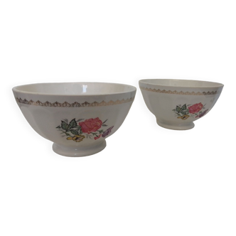 Set of two Digoin bowls