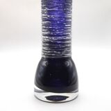 Mid-century modern Scandinavian design a rather large purple crystal glass