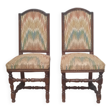Pair of Louis XIII period chairs