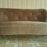 Organic design sofa sofa ARC Rein 50s-60s beige Bronze