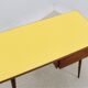 Mid century cherry wood desk with formica top
