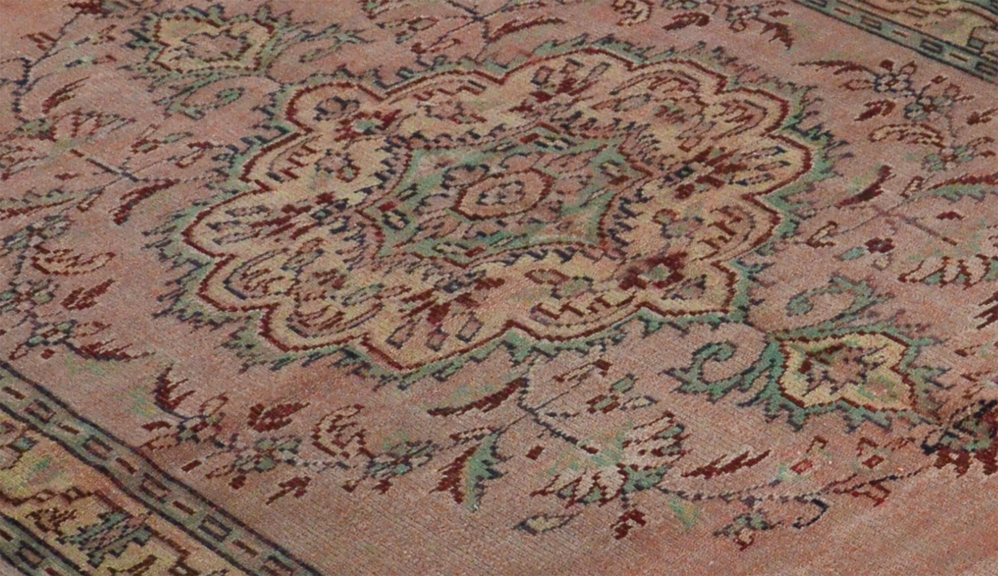 Anatolian handmade vintage rug 297 cm x 184 cm