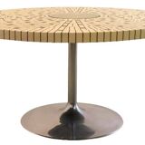 Table ronde mozaiektafel avec tulpvoet 'Schwalingen'