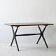 Table basse scandinave pieds noirs
