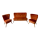 Sofa and 2 vintage armchairs