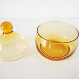 Empoli orange blown glass candy