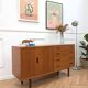 Small vintage Scandinavian teak sideboard.