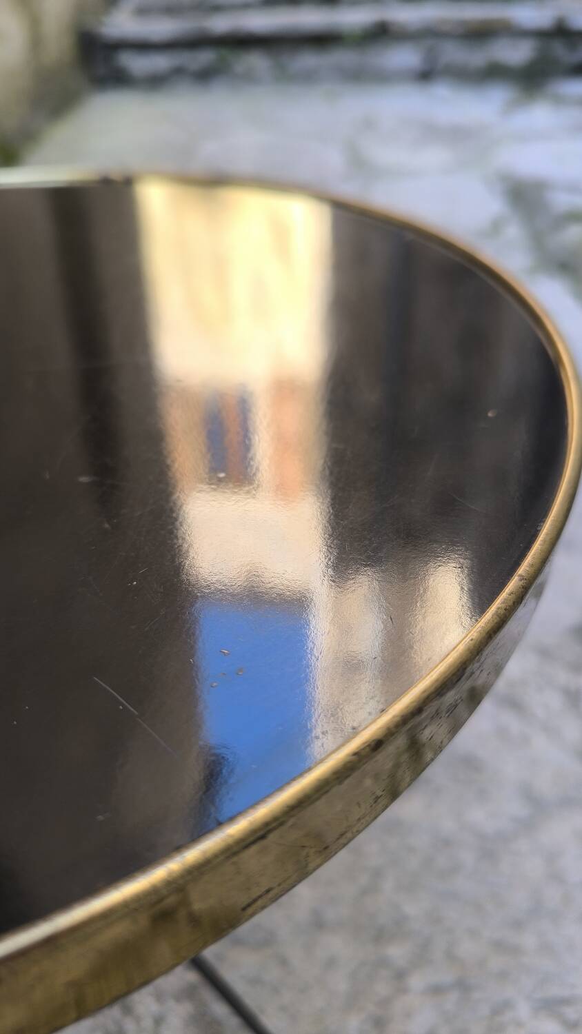 Tripod side table by Mechanical Mirror Works Inc 1950