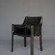 Leather 413 Cab Armchair by Mario Bellini for Cassina, 1970s