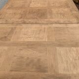 Renaissance style table in solid oak, 20th century