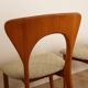 6 chaises de salle à manger | Koefoeds Hornslets | Niels Koefoed | Modèle Peter | Teck