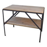 Petite table d’appoint industrielle 1970s