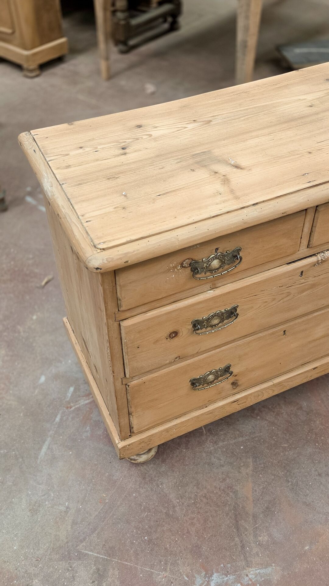 Renovated English commode
