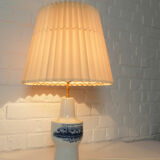 Scandinavian table lamp in Royal Copenhagen earthenware for Fog & Morup, Lampshade Le Klint