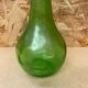 Antique Chianti Dame Jeanne Green Glass Bottle Large Vintage Model