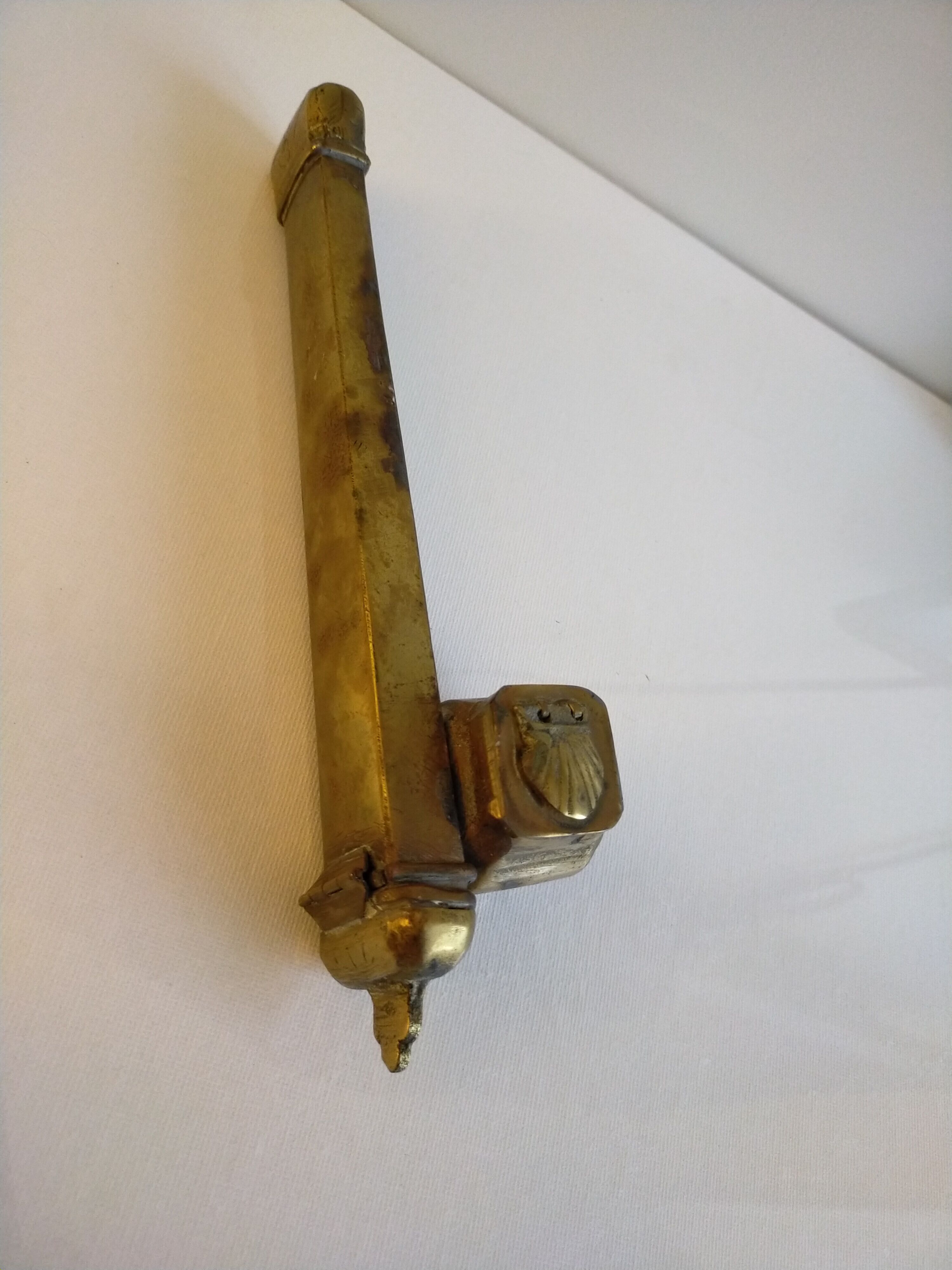 Brass case for writing