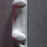 Hook two porcelain hooks