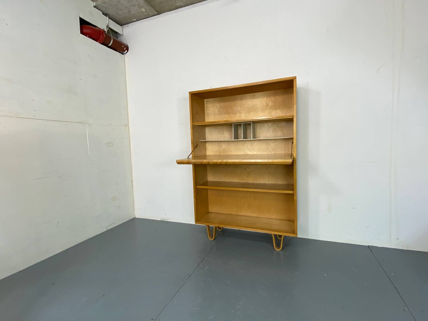 Bureau de Secrétaire Highboard Moderniste Mid-Century Bb04 par Cees Braakman pour Pastoe, 1950s