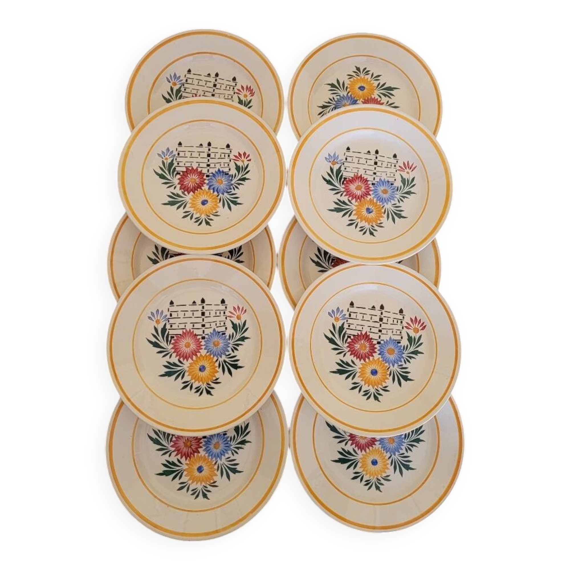 10 flat plates HBC Choisy le Roi