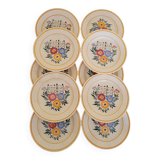 10 flat plates HBC Choisy le Roi