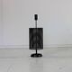 Minimalistic dutch design perforated metal umbrella stand