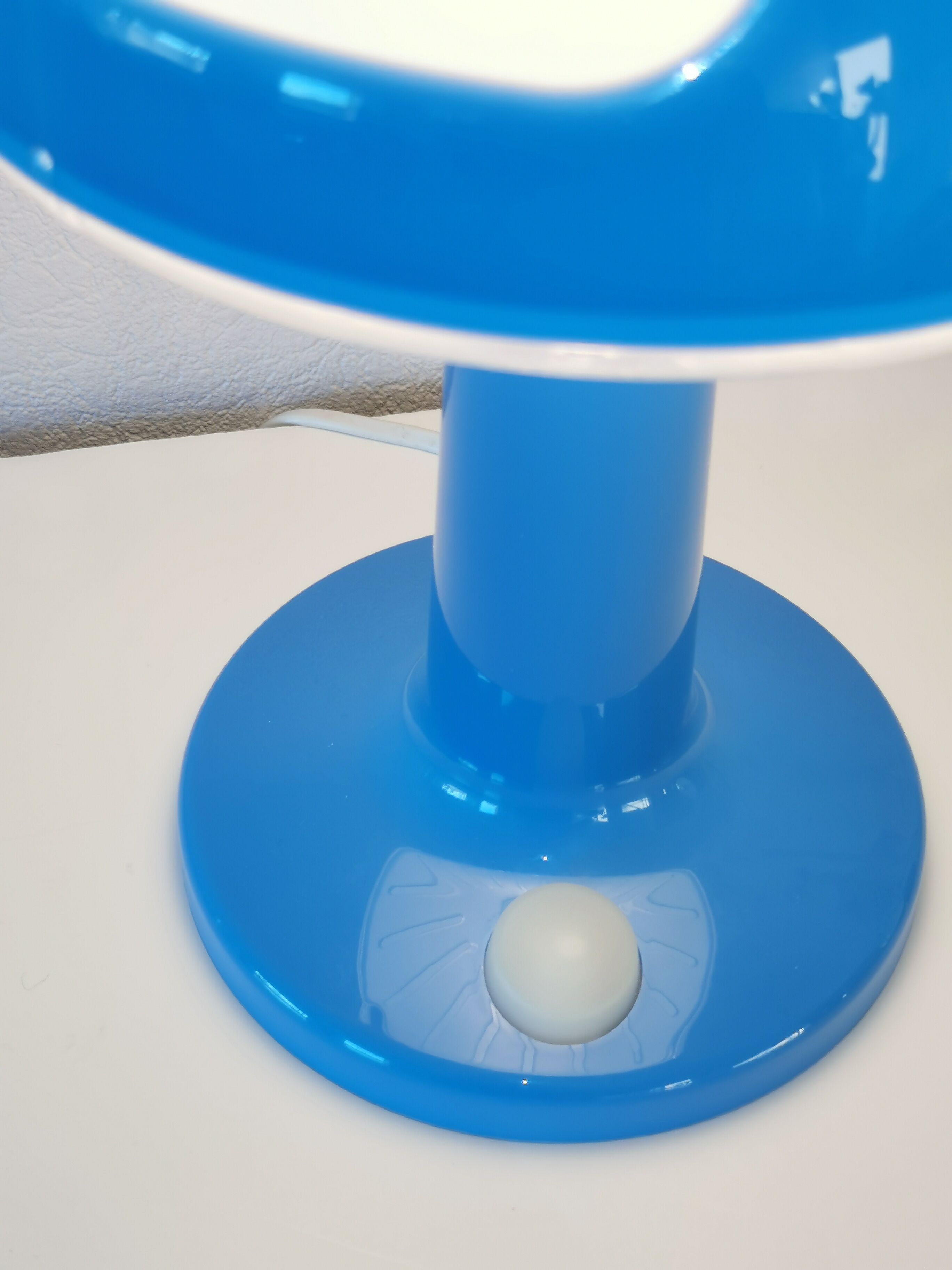 Mushroom lamp, blue cloud Skojig, design Henrik Preutz for Ikea, 1990