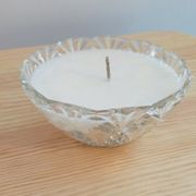 Vintage candle dried flowers