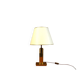 Lampe de table moderniste en laiton plaqué et en verre acrylique, France années 1970