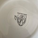 3 plates Salins France 1970