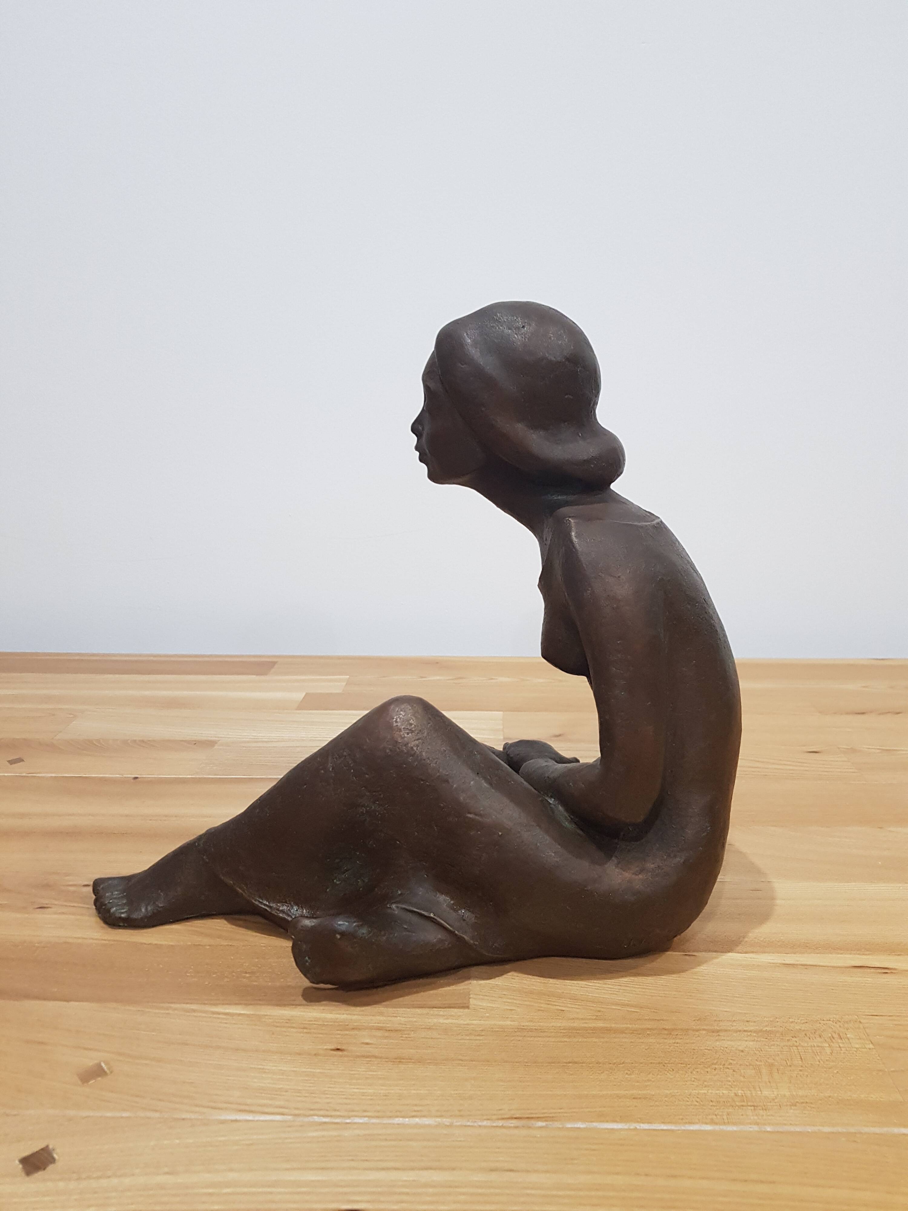 Achatit, woman figurine, Germany, 1960s/1970s.