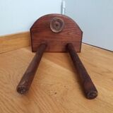 Tripod stool cowherd end of sofa