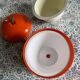 Orange apple ice bucket 1970