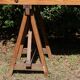 Farm table on trestles, 178 cm x 68 cm