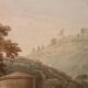 Old watercolour on paper from the early 19th century - landscape