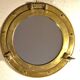 Mirror porthole in brass 25 cm