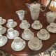15-piece Limoges porcelain coffee set in art deco style