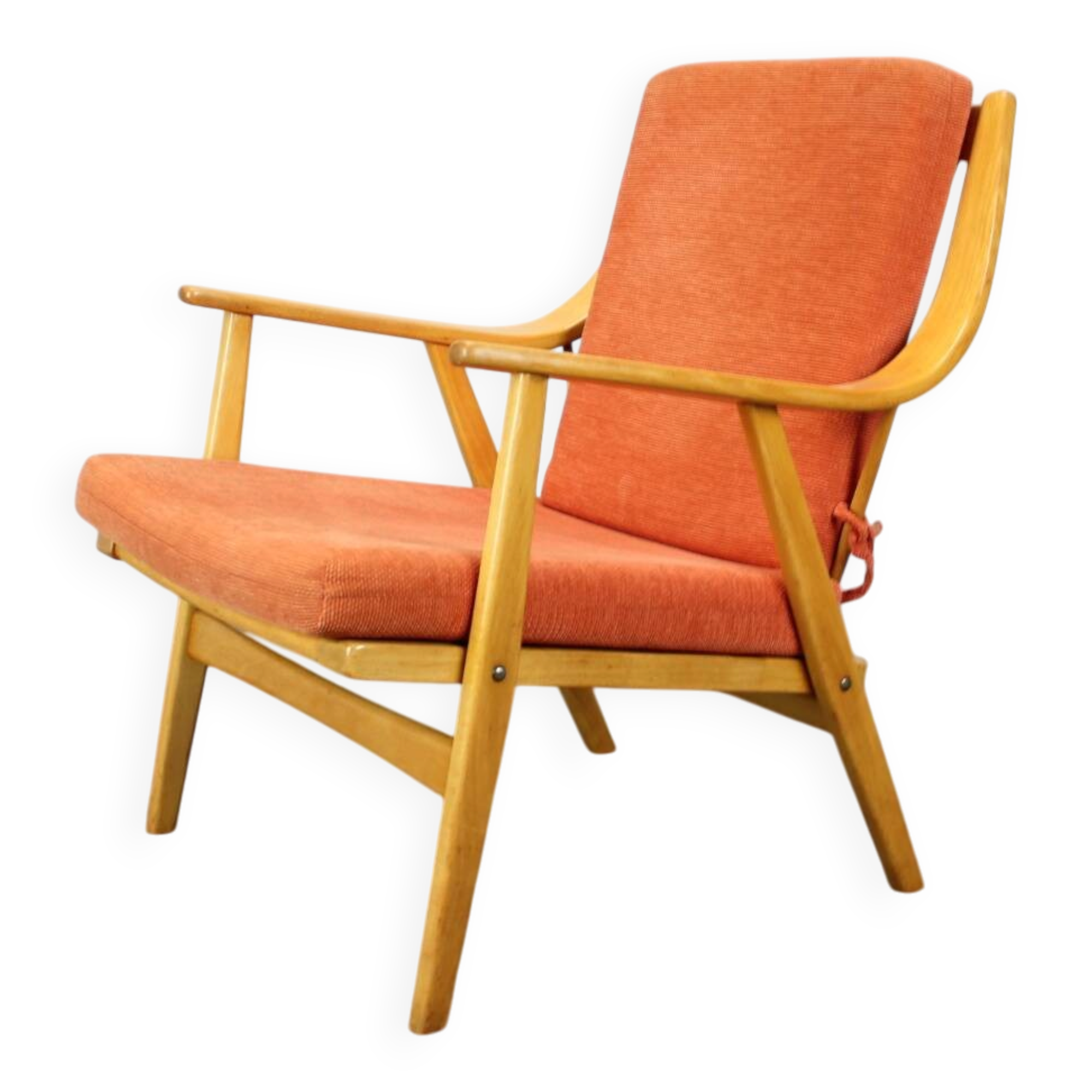 Beech armchair by TON, Czechoslovakia, 1970s