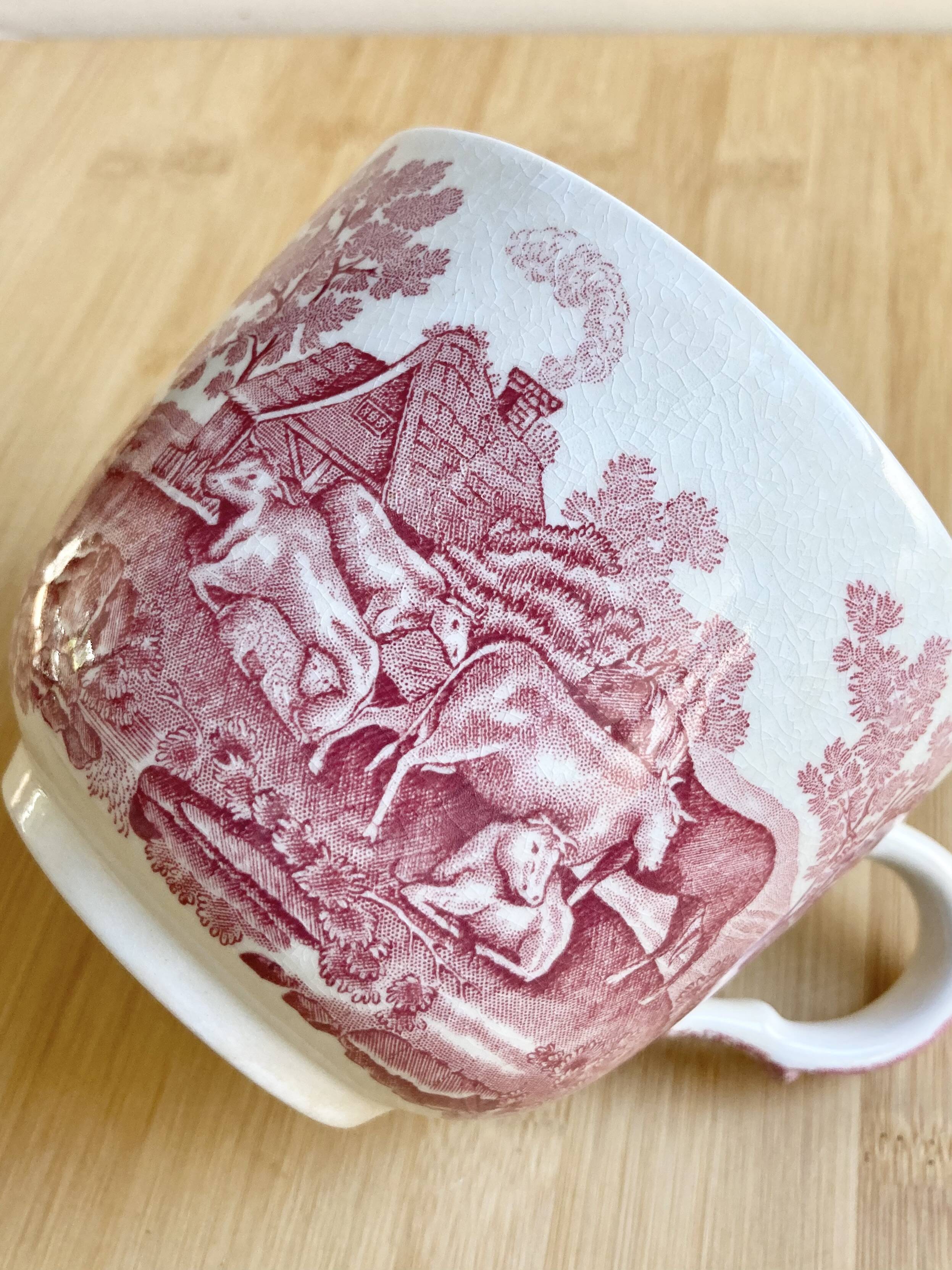 very large vintage wedgwood mug