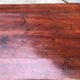Antique farmhouse table in solid cherry wood with 4 drawers